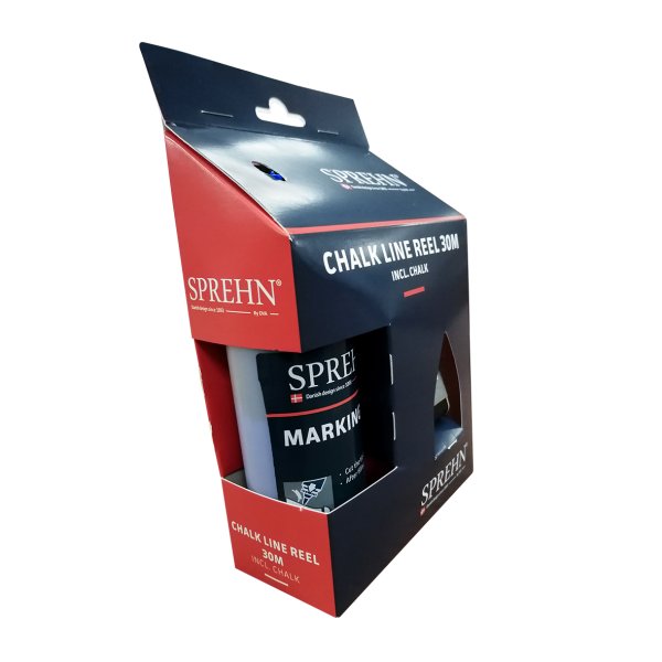 SPREHN kridtsnor Line 30m inkl. kridt - 2443161