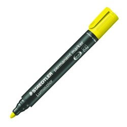 STAEDTLER permanent marker gul rund spids - 1447152