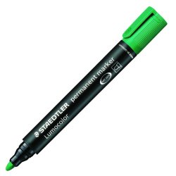 STAEDTLER permanent marker gr�n rund spids - 5228650
