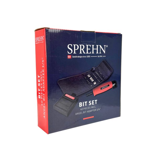 Sprehn bitsst 40 dele inkl. vinkelbitholder - 2514133 