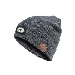 BLUE ELECTRIC LED Beanie med bluetooth headset - 2215308