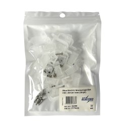 BLUE ELECTRIC Flex-Line monteringsclips BasicLine V2.0 inkl. skruer (20/pk) - 2173635