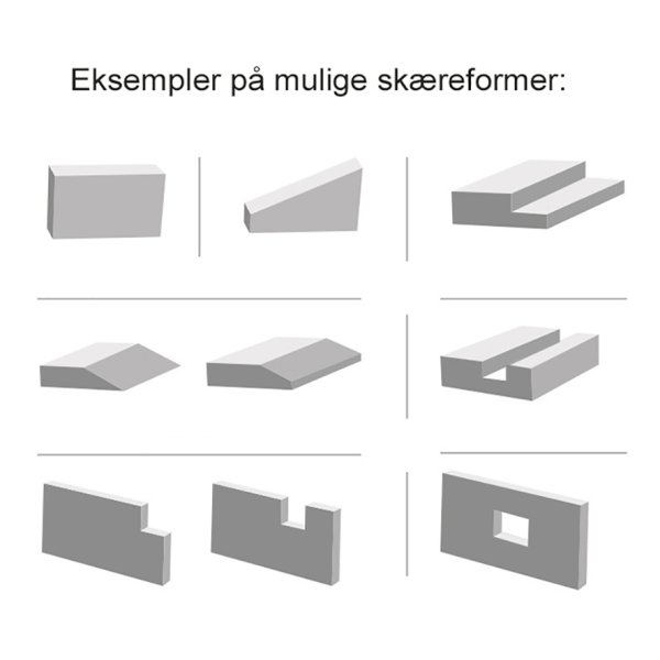 EDMA isoleringssk�rer OSCILOCUT XL gulvmodel m/transportkasse