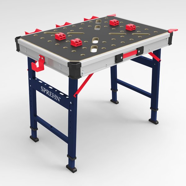 SPREHN arbejdsbord med foldbar ben - 2637652