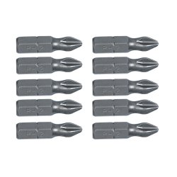 TOPEX bits 1/4" Phillips - PH2x25 mm - 10 stk pkk - 2343790