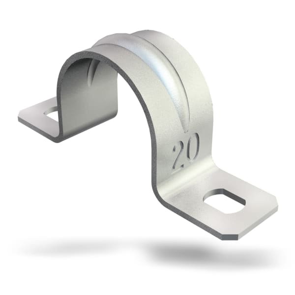 Kabelbjle galvaniseret 8mm 2-lap 10-pak - 2297756