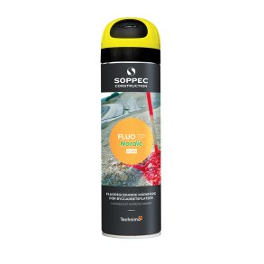 SOPPEC mrkespray TP FLUO Nordic 500 ml. GUL - 2474961