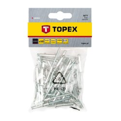 TOPEX blindnitte - 4,0 x 8,0 mm - alu - 50 stk - 2343796