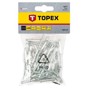 TOPEX blindnitte - 4,8 x 12,5 mm - alu - 50 stk - 2343803