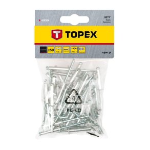 TOPEX blindnitte - 4,8 x 14,5 mm - alu - 50 stk - 2343804