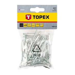 TOPEX blindnitte - 4,8 x 23,0 mm - alu - 50 stk - 2370076