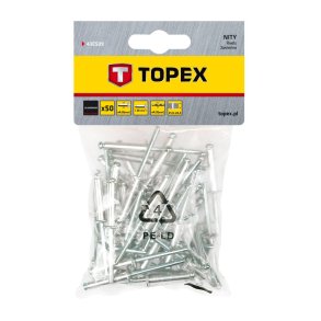 TOPEX blindnitte - 4,8 x 28.0 mm - alu - 50 stk - 2370075