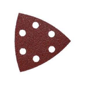 MIRKA ABRASIVE RED Trekantsandpapir 93x93x93 6Huller K120, 5-pak