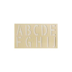 SOPPEC stencil >A-J< - 2148774