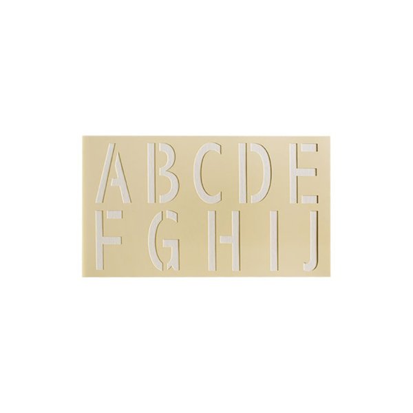 SOPPEC stencil >A-J< - 2148774