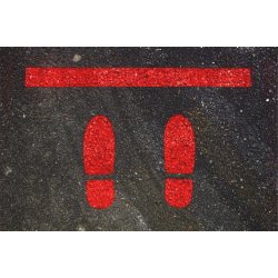 SOPPEC stencil >Vent her< - 2148787