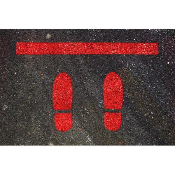 SOPPEC stencil >Vent her< - 2148787