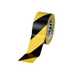 SOPPEC Driver markeringstape GUL/SORT