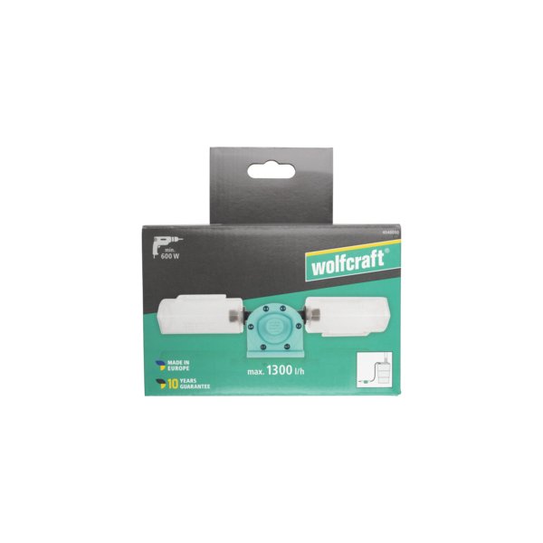 WOLFCRAFT boremaskinepumpe 1/2" 1300 l/h - 2618229