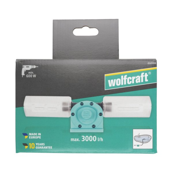 WOLFCRAFT boremaskinepumpe 3/4" 3000 l/h - 2618231