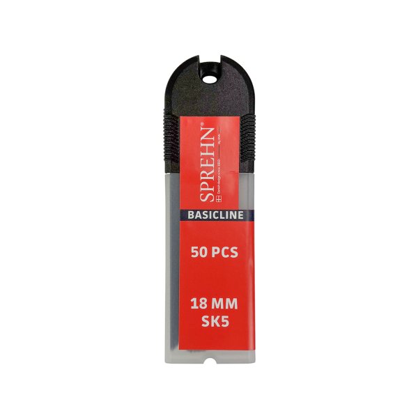 SPREHN Knivblad Basicline 18mm 50-pak - 2459316