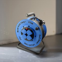 BLUE ELECTRIC Kabeltromle +PlusLine 25 M schuko 3x2,5mm&sup2; - 2530238