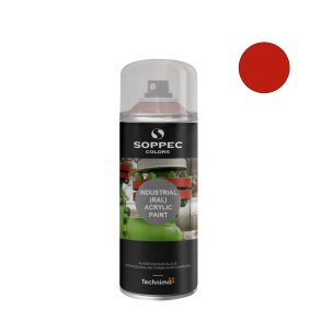 SOPPEC Colors spraymaling akryl 400 ml. RAL 3020 TRAFIK-RD blank