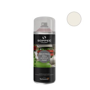 SOPPEC Colors spraymaling akryl 400 ml. RAL 9010 REN-HVID blank