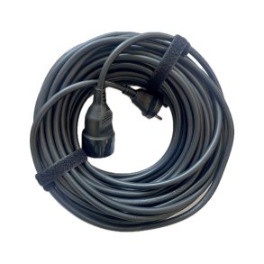 GRIPO kabels�t PVC sort 20m 2x1,0mm&sup2; 10A - 2613010