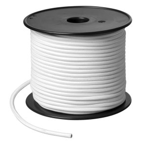 Stofledning 2x0,75mm2 Hvid 50 mtr - 2344543