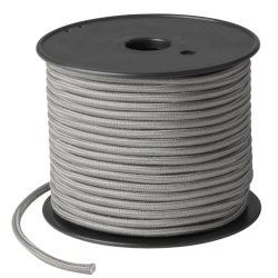 Stofledning 2x0,75mm2 Lysegr 50 mtr - 2344548