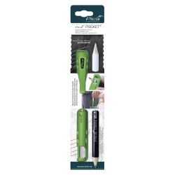 PICA Pocket st inkl 1 universal blyant 230mm sort/hvid - 2314081