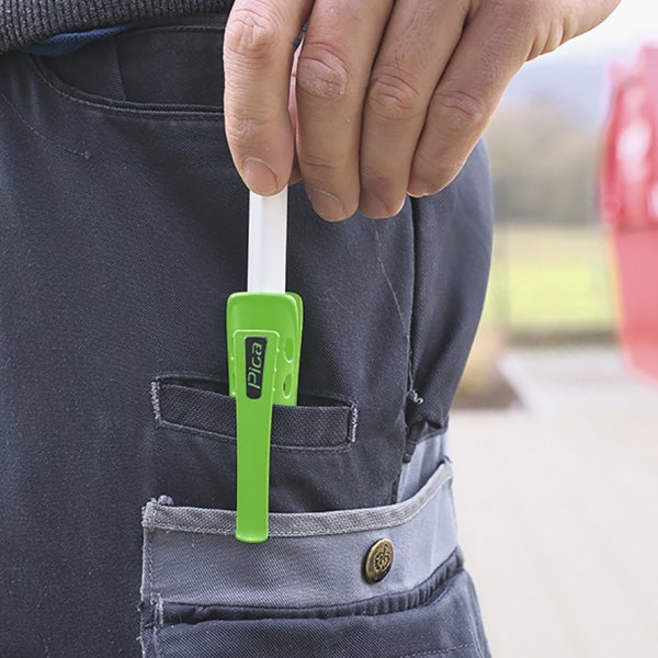 PICA Pocket st inkl 1 universal blyant 230mm sort/hvid - 2314081