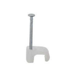 TILLEX clips for ledning 3-5mm oval/flad natur pk/100 stk - 2266971