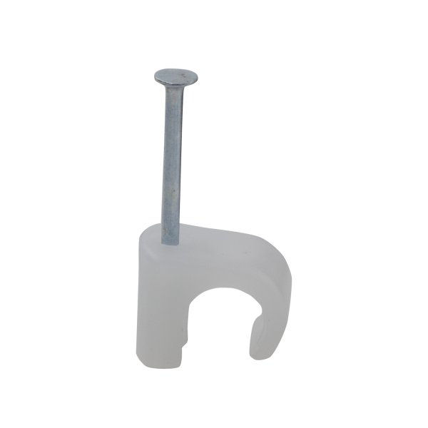 TILLEX clips for ledning 5-7mm rund natur pk/100 stk - 2266973