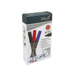 PICA Classic Permanent marker DRY-SAFE 1-4mm rund spids rd - 1784283