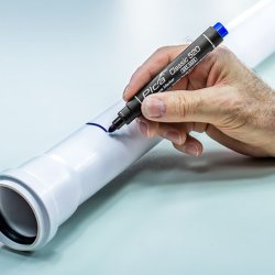 PICA Classic Permanent marker DRY-SAFE 1-4mm rund spids rd - 1784283