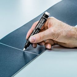 PICA Classic Permanent marker INSTANT-WHITE 1-4mm rund spids hvid - 2107727