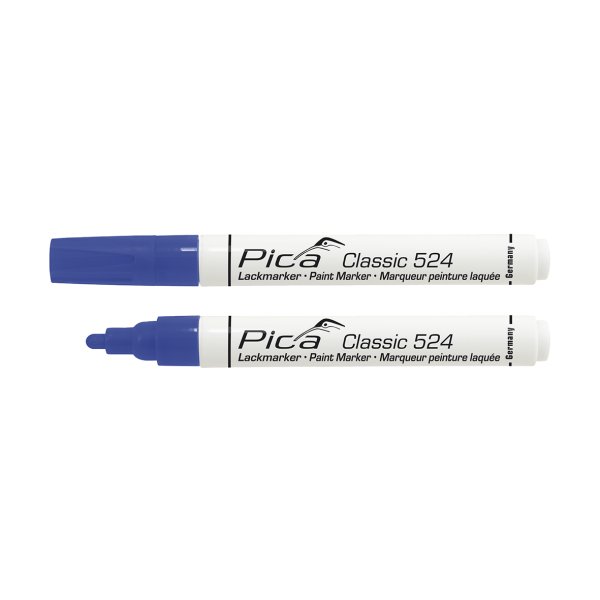 PICA Classic Industry Paint marker 2-4mm rund spids bl - 1802979