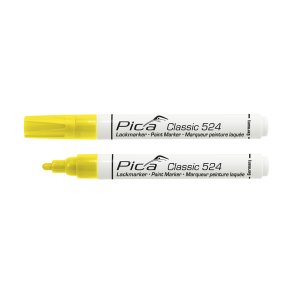 PICA Classic Industry Paint marker 2-4mm rund spids gul - 1784261