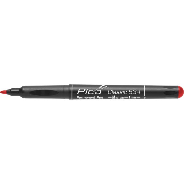 PICA Classic Permanent marker INSTANT-DRY 1mm rund spids rd