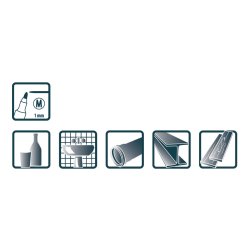 PICA Classic Permanent marker INSTANT-DRY 1mm rund spids sort - 2107730