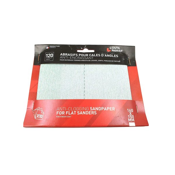 PARFAIT slibepapir til slibeplade hjrne K120 (pk/10) - 2108393