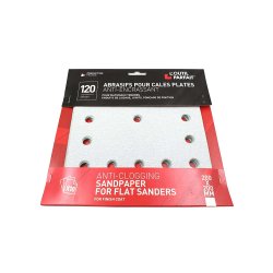 PARFAIT Ergoliss Slibepapir for slibeplade 200x200m K120 (pk/10) - 2108252