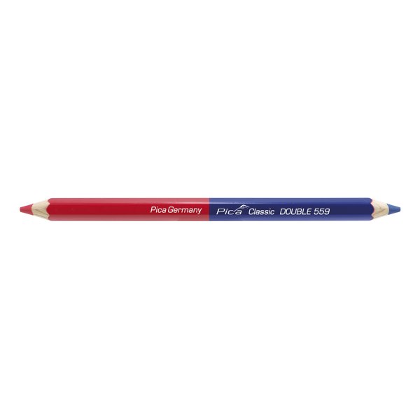 PICA Classic blyant DOUBLE rd/bl - 2313066