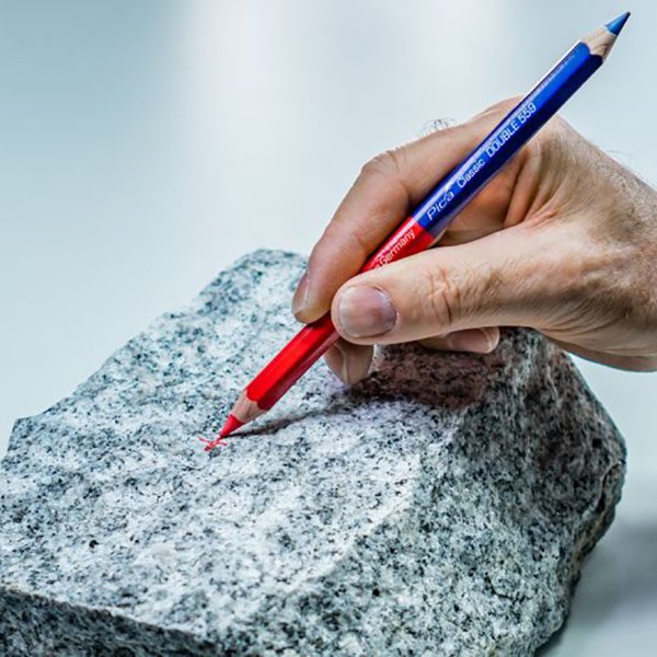 PICA Classic blyant DOUBLE rd/bl - 2313066