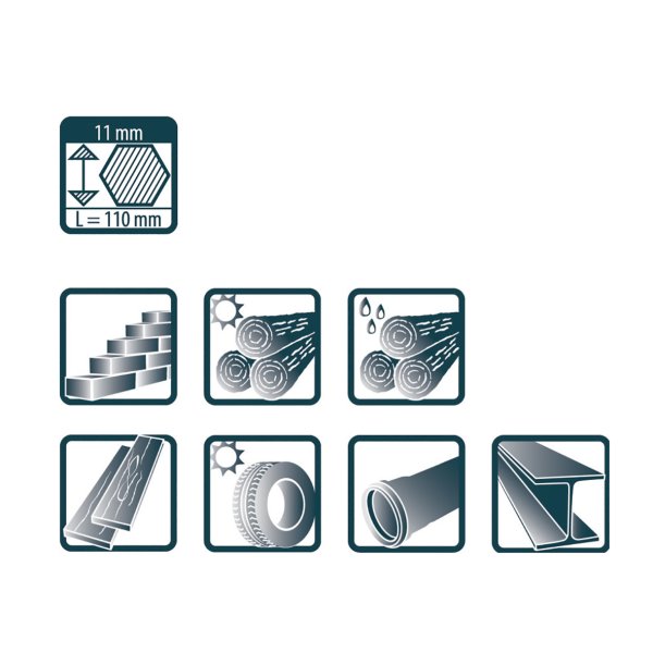 PICA Classic mrkekridt ECO rd pakke &aacute; 12 stk.