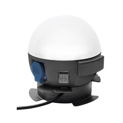 LENA Future Ball 20W LED arbejdslampe - Schuko-stik med 2 x stik lm: 2000