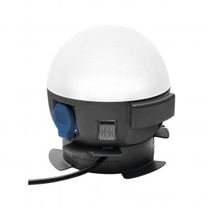 LENA Future Ball 20W LED arbejdslampe - Schuko-stik med 2 x stik lm: 2000