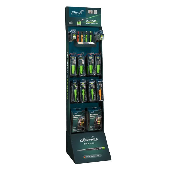 Pica gulvdisplay i pap uden Indhold - 2608397